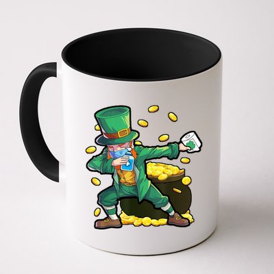 Dabbing Quarantine Leprechaun Mug