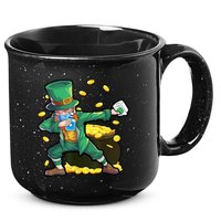 Dabbing Quarantine Leprechaun 15oz Campfire Ceramic Mug