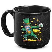 Dabbing Quarantine Leprechaun 15oz Campfire Ceramic Mug