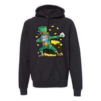 Dabbing Quarantine Leprechaun Premium Hoodie