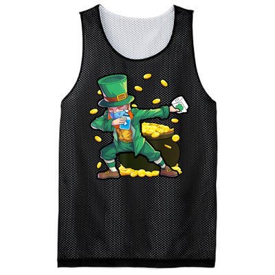 Dabbing Quarantine Leprechaun Mesh Reversible Basketball Jersey Tank