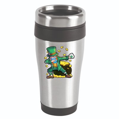 Dabbing Quarantine Leprechaun 16oz Travel Tumbler