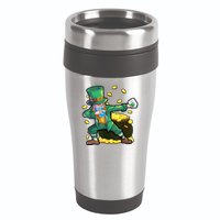 Dabbing Quarantine Leprechaun 16oz Travel Tumbler