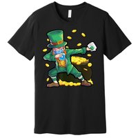 Dabbing Quarantine Leprechaun Premium T-Shirt