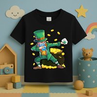 Dabbing Quarantine Leprechaun Toddler T-Shirt