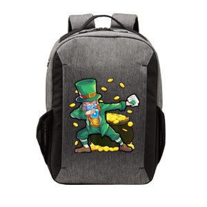 Dabbing Quarantine Leprechaun Vector Backpack