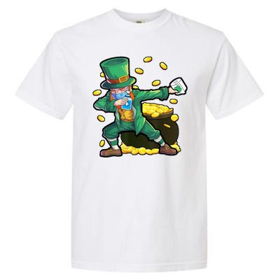 Dabbing Quarantine Leprechaun Garment-Dyed Heavyweight T-Shirt