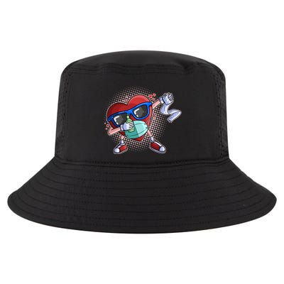 Dabbing Quarantined Valentine's Day Pandemic Cool Comfort Performance Bucket Hat