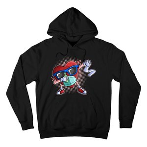 Dabbing Quarantined Valentine's Day Pandemic Hoodie