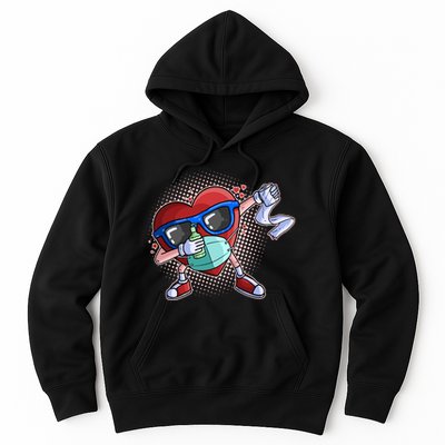 Dabbing Quarantined Valentine's Day Pandemic Hoodie