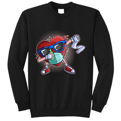 Dabbing Quarantined Valentine's Day Pandemic Sweatshirt