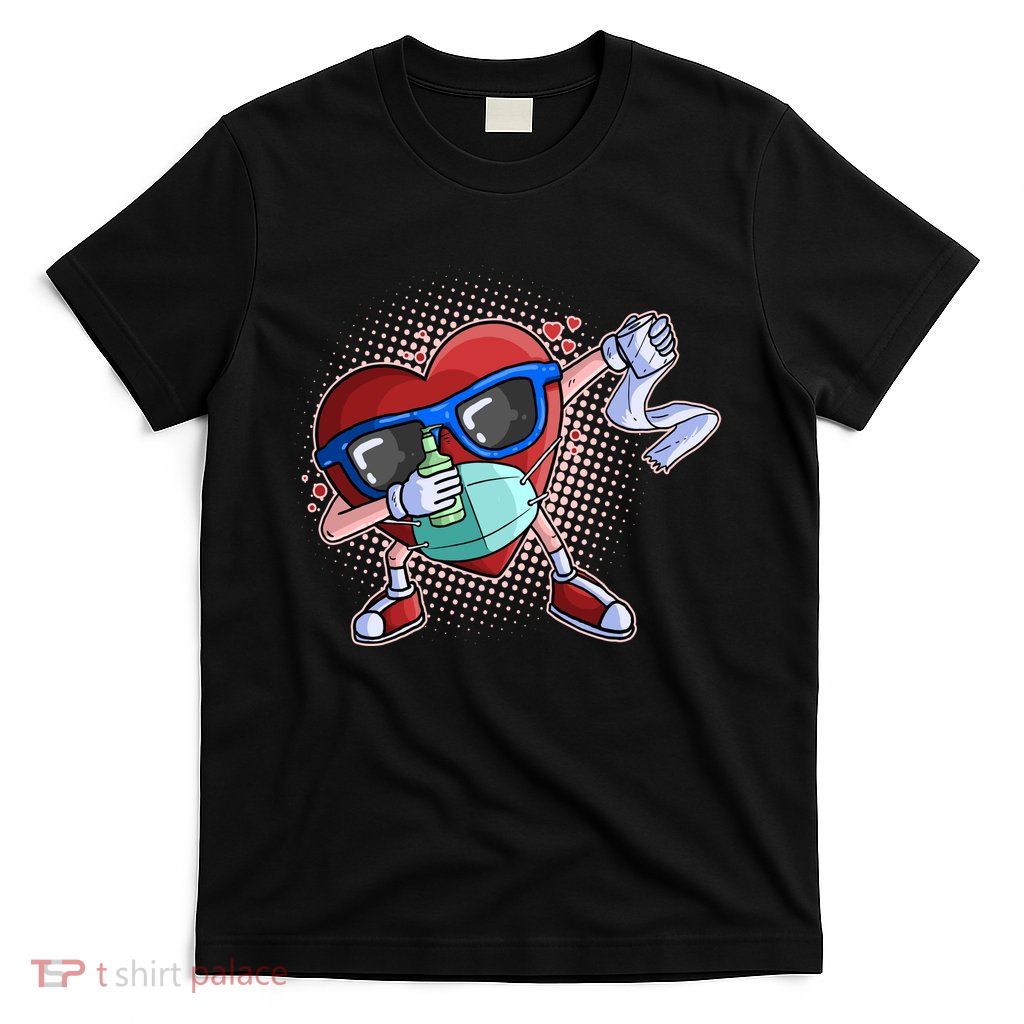 Dabbing Quarantined Valentine's Day Pandemic T-Shirt