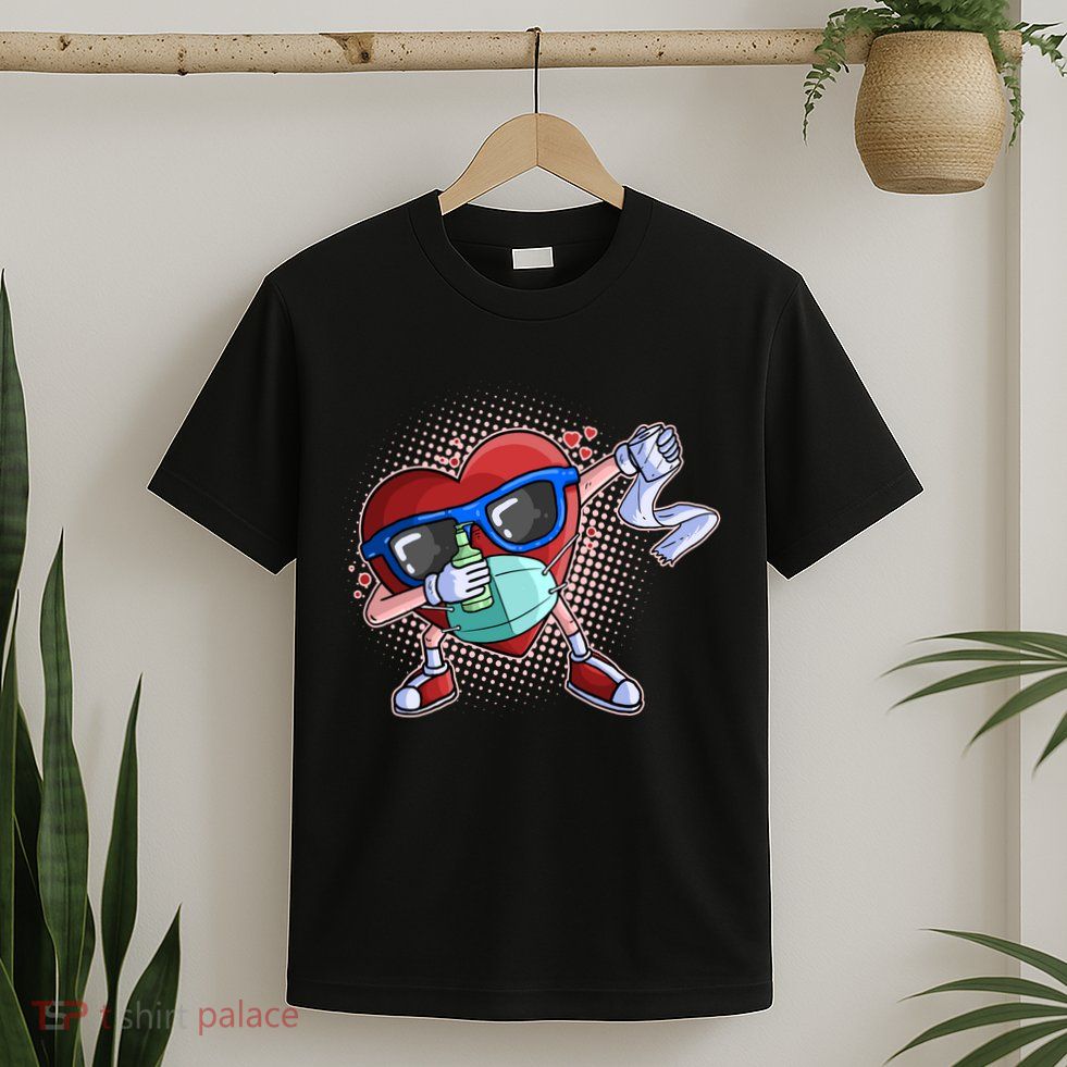 Dabbing Quarantined Valentine's Day Pandemic T-Shirt