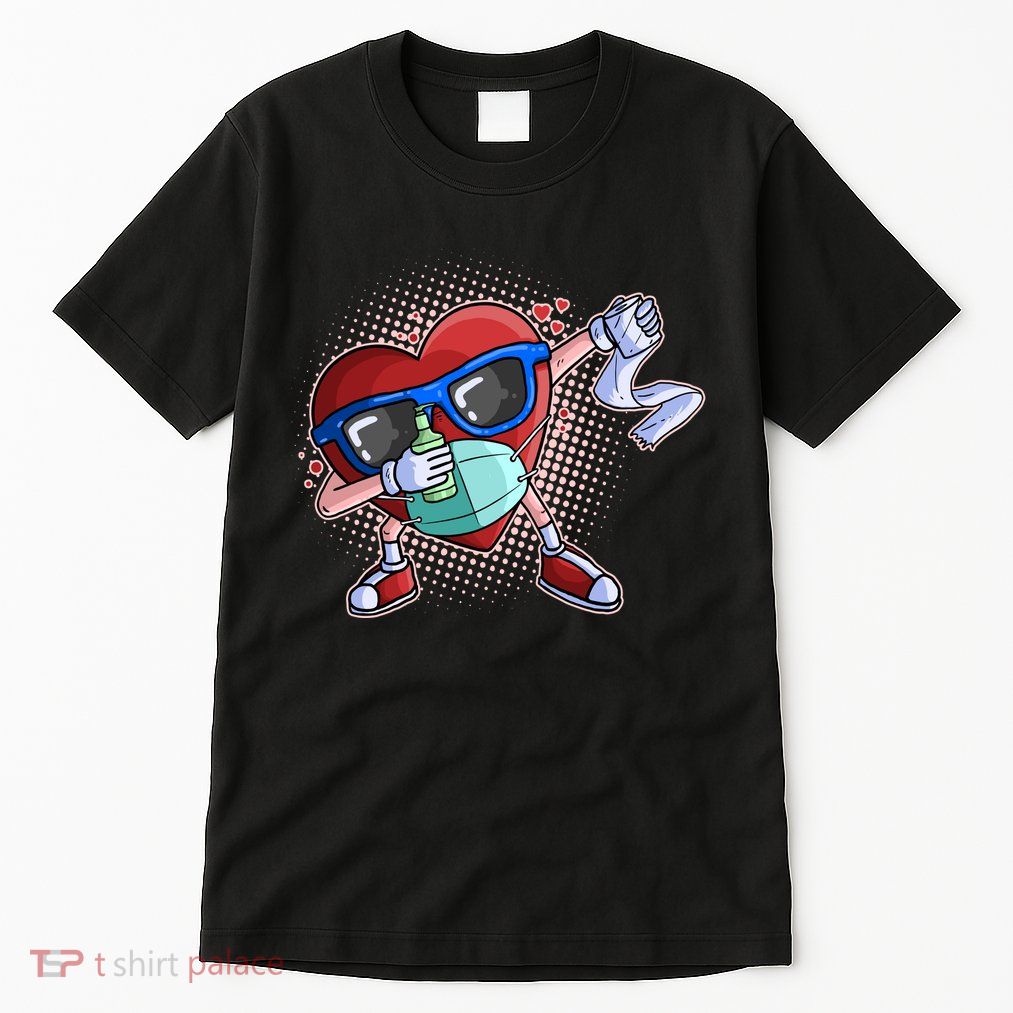 Dabbing Quarantined Valentine's Day Pandemic Tall T-Shirt