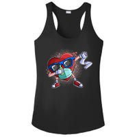 Dabbing Quarantined Valentine's Day Pandemic Ladies PosiCharge Competitor Racerback Tank