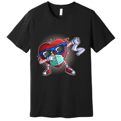 Dabbing Quarantined Valentine's Day Pandemic Premium T-Shirt