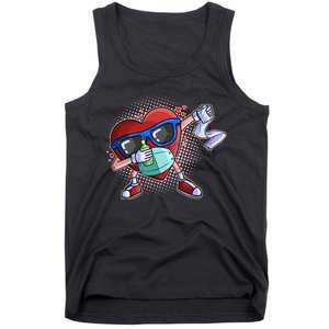 Dabbing Quarantined Valentine's Day Pandemic Tank Top