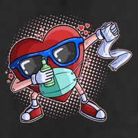 Dabbing Quarantined Valentine's Day Pandemic Golf Towel