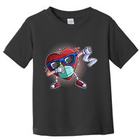 Dabbing Quarantined Valentine's Day Pandemic Toddler T-Shirt