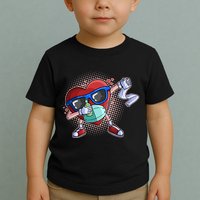 Dabbing Quarantined Valentine's Day Pandemic Toddler T-Shirt