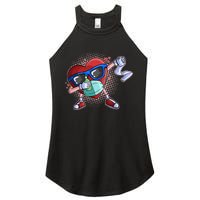 Dabbing Quarantined Valentine's Day Pandemic Women's Perfect Tri Rocker Tank