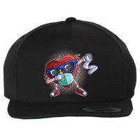 Dabbing Quarantined Valentine's Day Pandemic Wool Snapback Cap