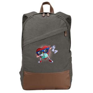 Dabbing Quarantined Valentine's Day Pandemic Cotton Canvas Backpack