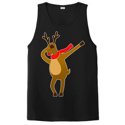 Dabbing Red Nose Reindeer Christmas PosiCharge Competitor Tank