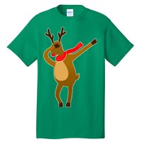 Dabbing Red Nose Reindeer Christmas Tall T-Shirt