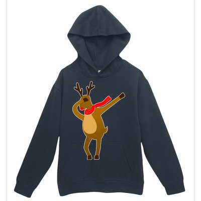 Dabbing Red Nose Reindeer Christmas Urban Pullover Hoodie