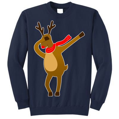 Dabbing Red Nose Reindeer Christmas Tall Sweatshirt