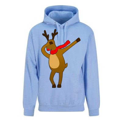 Dabbing Red Nose Reindeer Christmas Unisex Surf Hoodie