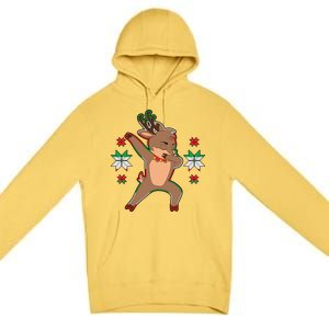 Dabbing Reindeer Premium Pullover Hoodie