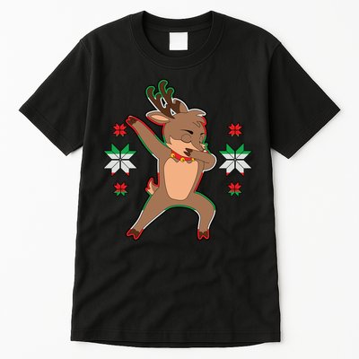 Dabbing Reindeer Tall T-Shirt