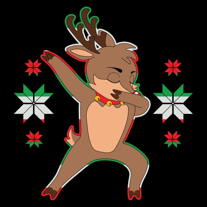 Dabbing Reindeer Impact Tech Backpack