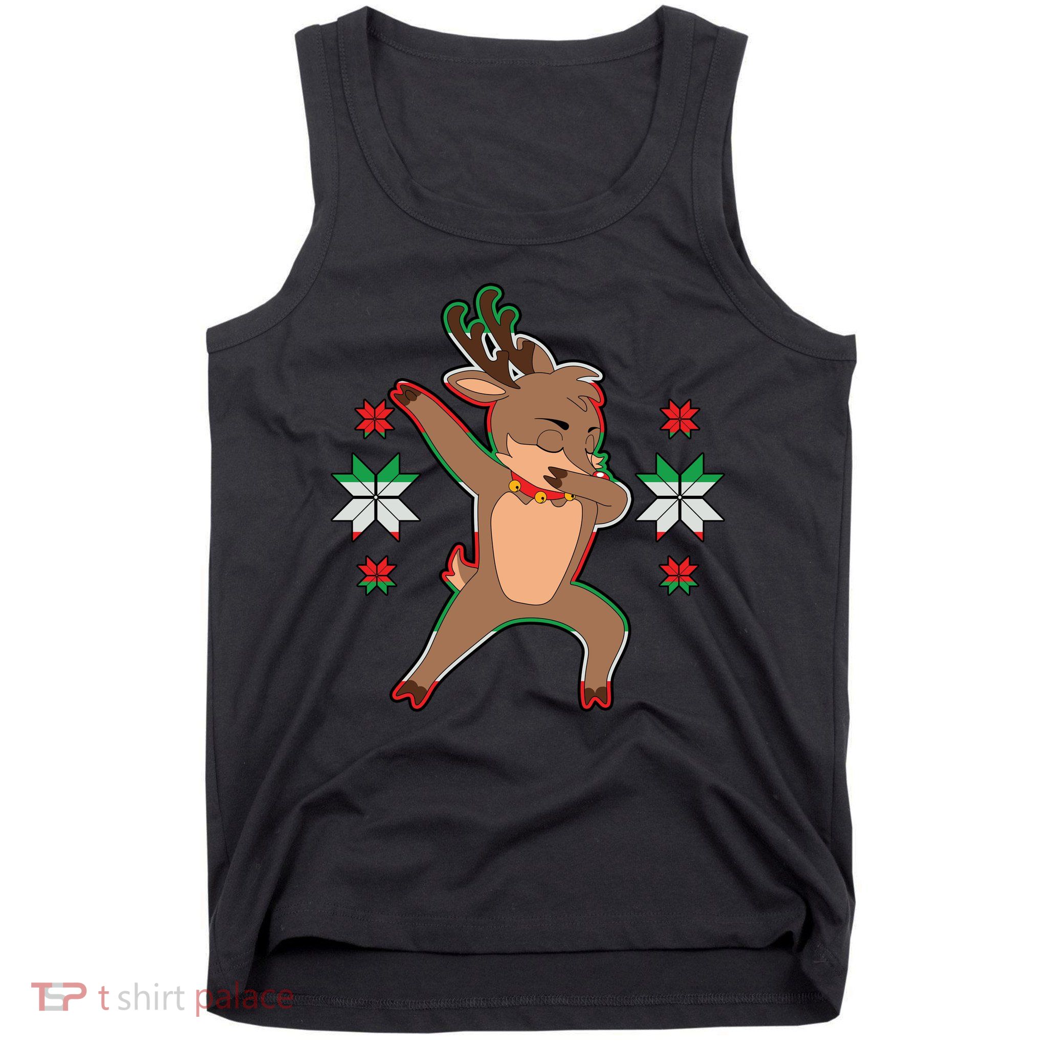 Dabbing Reindeer Tank Top