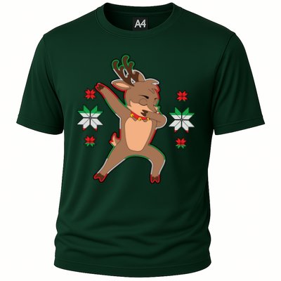 Dabbing Reindeer Performance Shirt