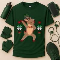 Dabbing Reindeer Performance Shirt