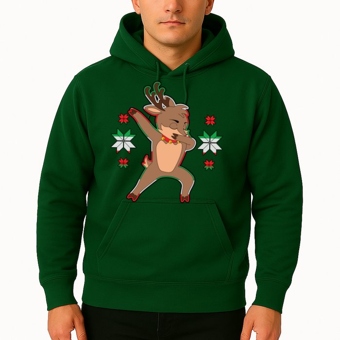 Dabbing Reindeer Hoodie