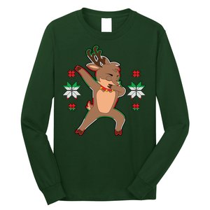 Dabbing Reindeer Long Sleeve Shirt