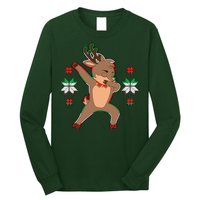 Dabbing Reindeer Long Sleeve Shirt