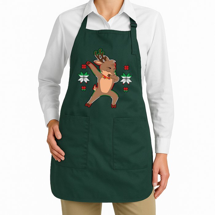 Dabbing Reindeer Apron