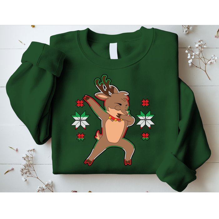 Dabbing Reindeer Sweatshirt