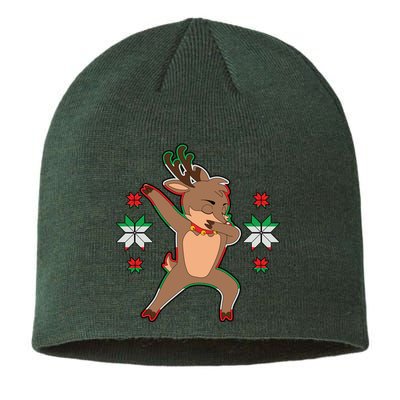 Dabbing Reindeer Sustainable Beanie