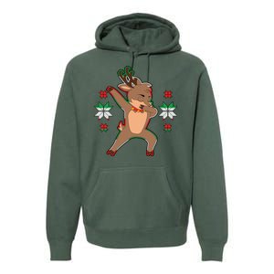 Dabbing Reindeer Premium Hoodie