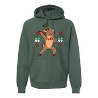 Dabbing Reindeer Premium Hoodie