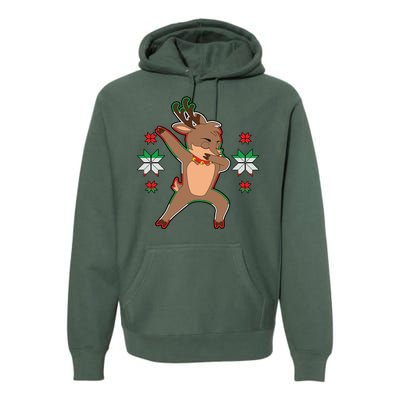 Dabbing Reindeer Premium Hoodie