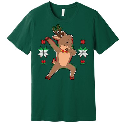 Dabbing Reindeer Premium T-Shirt