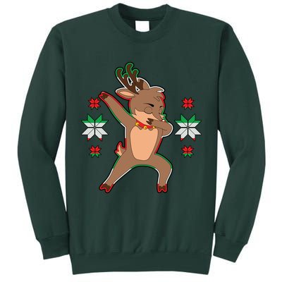 Dabbing Reindeer Tall Sweatshirt