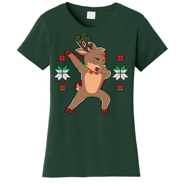 Dabbing Reindeer Women's T-Shirt